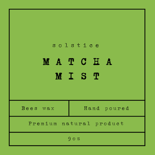 Solstice Matcha Mist Candle