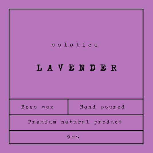 Solstice Lavender Candle